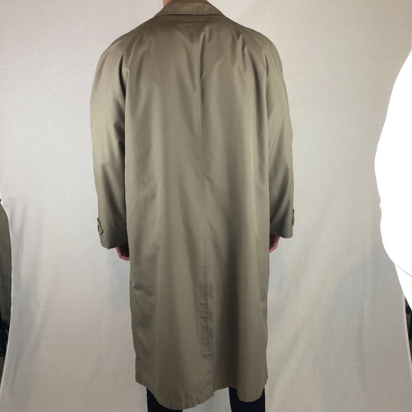 BROOKS BROTHERS Khaki Trench Coat w/ Liner -44R - Picture 2 of 7